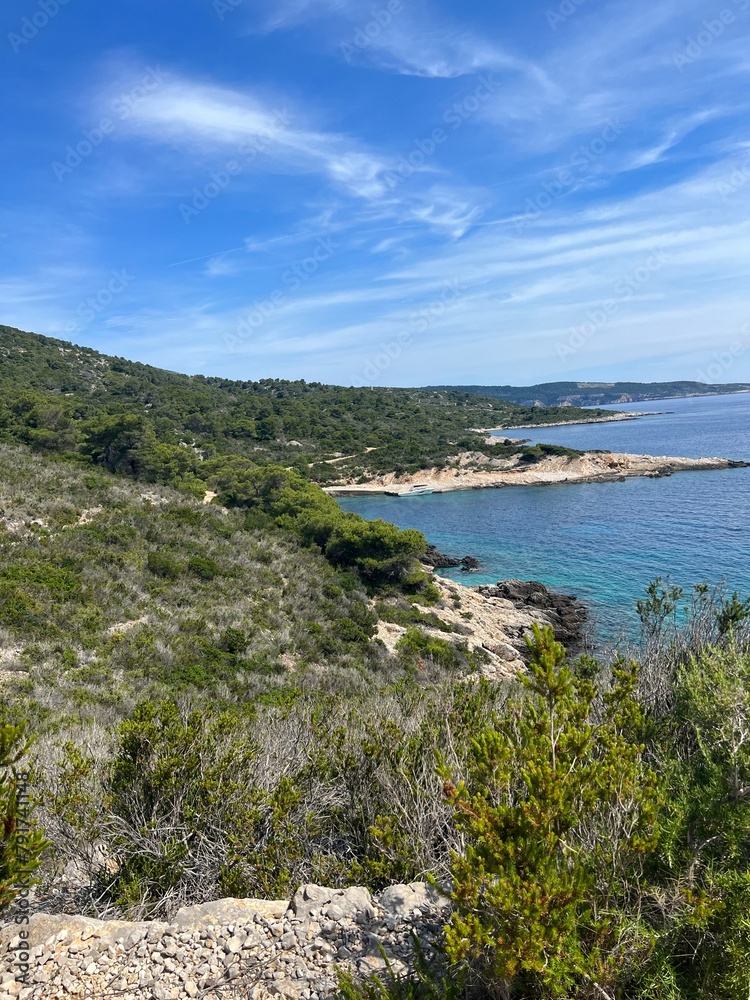 view from the beach