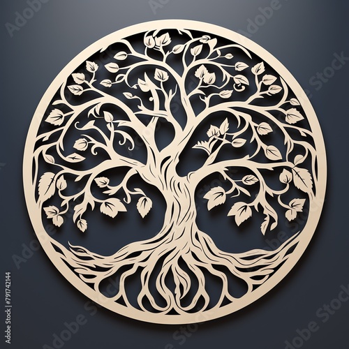 a circular tree of life