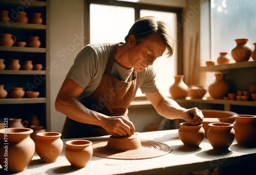 potter at work