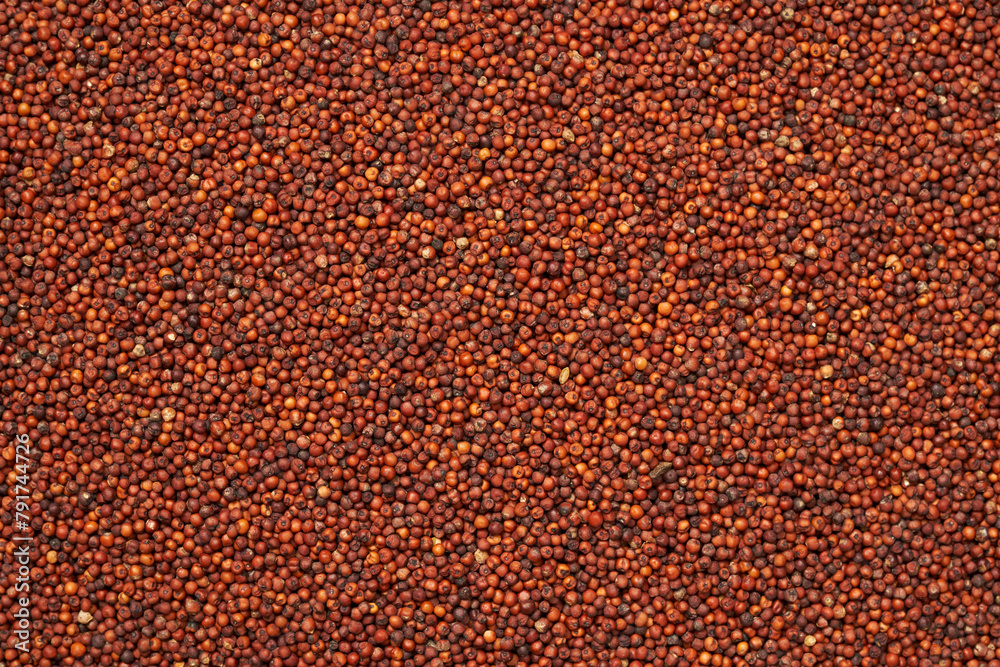 close up red finger millet or ragi raagi nachni texture background close up red finger millet or ragi raagi nachni texture background