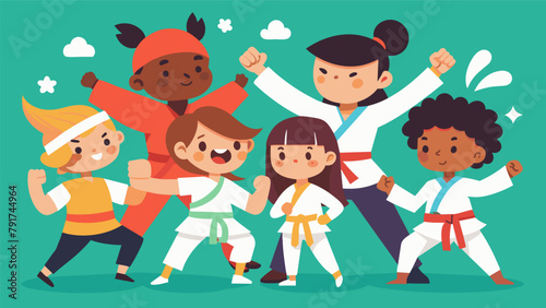 Children of all abilities can participate in martial arts as it provides a noncompetitive and inclusive environment for development and