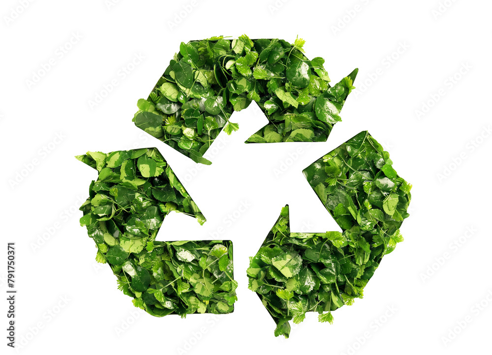 Recycle symbol with green leaves. PNG file with transparency. Ai Recycle symbol with green leaves. PNG file with transparency. Ai