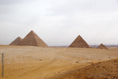 The Giza Pyramid Complex in Giza  Egypt 