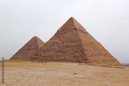 The Giza Pyramid Complex in Giza, Egypt,
