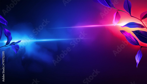 blue background with glowing lines