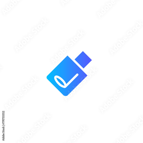 pendrive gradient icon