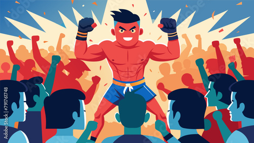 With the roar of the crowd and the adrenaline pumping through his s he felt alive as he fought his way towards his Olympic dream in Muay Thai.