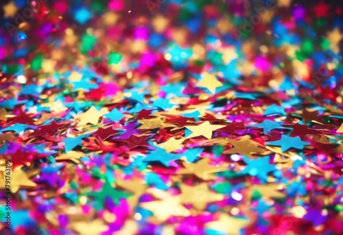 'Falling stars. celebration abstract confetti birthday XMAS decoration celebrate party colourful overlay star coloured christmas wide gradient white sparkle luxury glistering part'