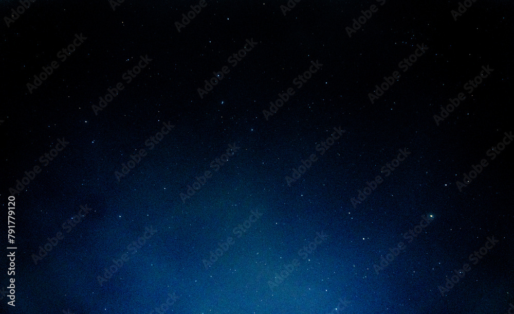 Blue dark night sky with many stars Blue dark night sky with many stars