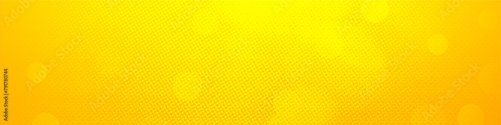 Yellow bokeh panorama background for Banner, Poster, celebration, event and various design works Yellow bokeh panorama background for Banner, Poster, celebration, event and various design works