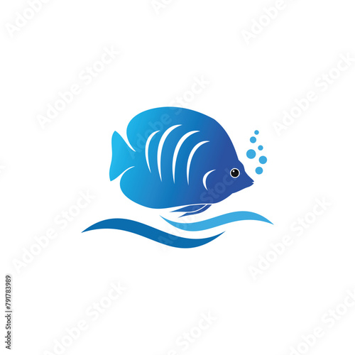 combines the concept of fish and waterlines into one unique and interesting concept 