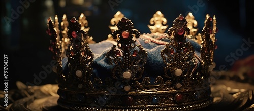 The crown of the king on the altar in the Orthodox Church.