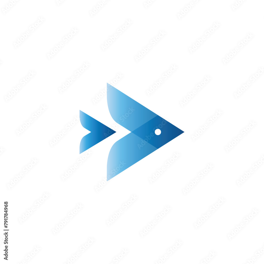 using abstract and colorful fish concept using abstract and colorful fish concept