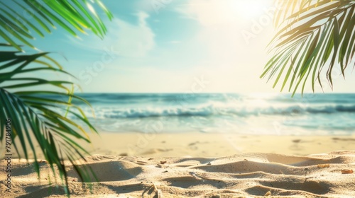 summer day background concept with copy space © Otseira