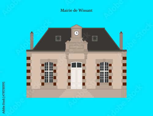 Wissant Town Hall, France
