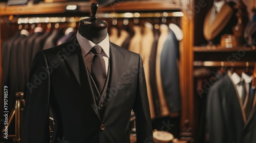 a man's elegant suit