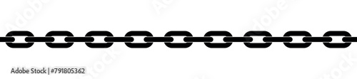 chain shape silhouette pattern, seamless repeatable texture background
