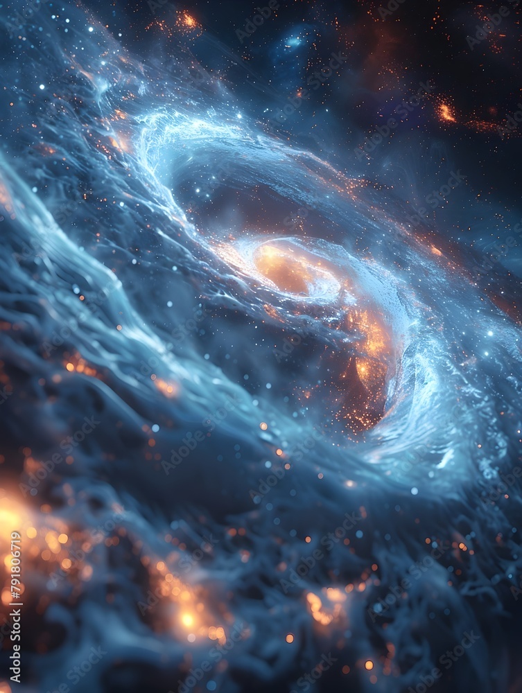 Captivating Cosmic Vortex:An Enigmatic Black Hole's Swirling Dance Through the Expansive Celestial Tapestry Captivating Cosmic Vortex:An Enigmatic Black Hole's Swirling Dance Through the Expansive Celestial Tapestry