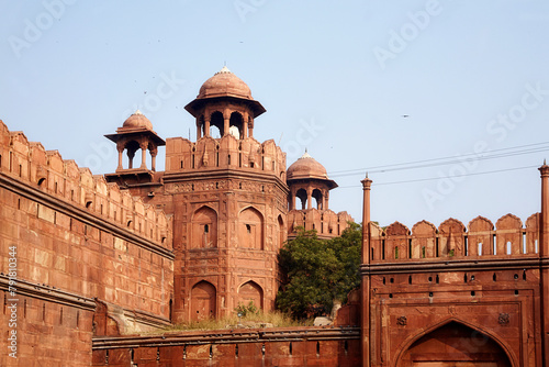 Reise durch Indien. Neu Delhi im Red Fort