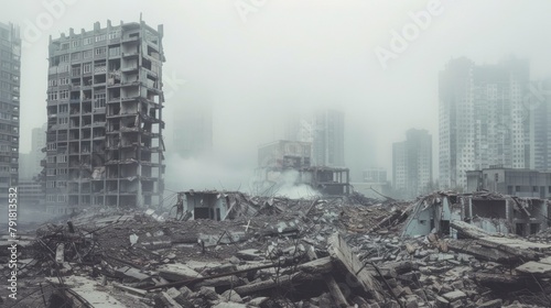 great earthquake that destroyed the city photo