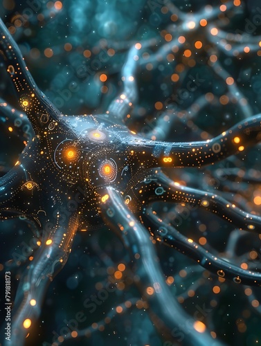 Futuristic Digital Neuron Network with Binary Transmission Lines Resembling Microchip