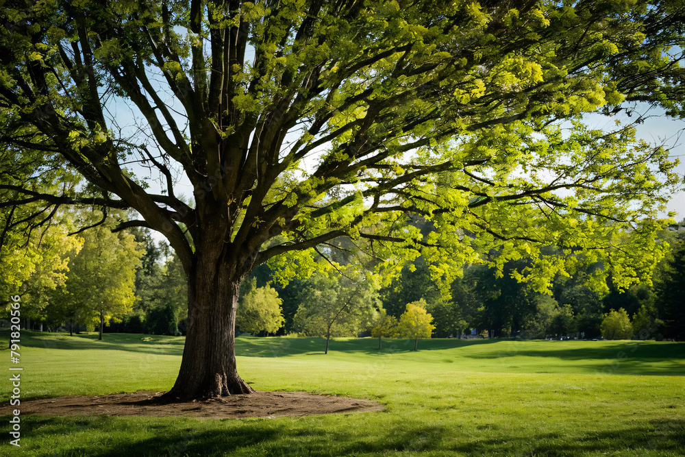 trees in the park