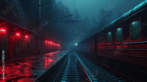 A detailed schedule for night trains that mysteriously disappear into the darkness