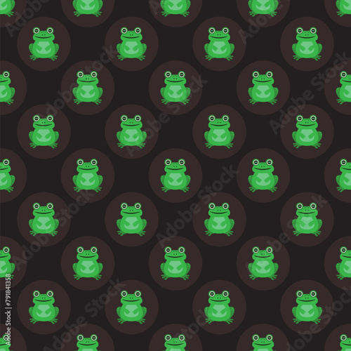 frogs seamless pattern-09