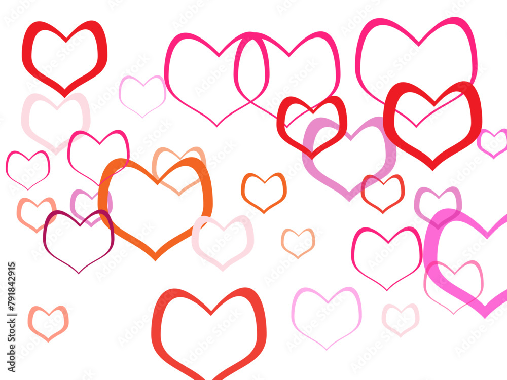 Symbol of love. Copy space. Symbol of love. Copy space.