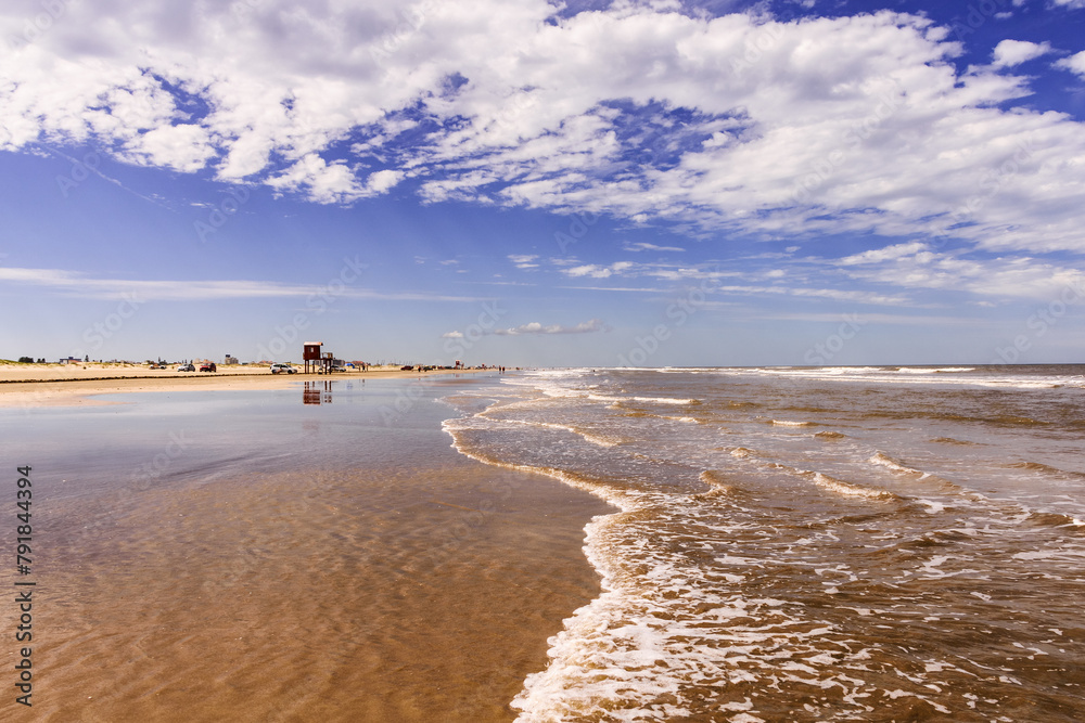 Fototapeta premium Praia do Cassino na cidade de Rio Grande, sul do Brasil