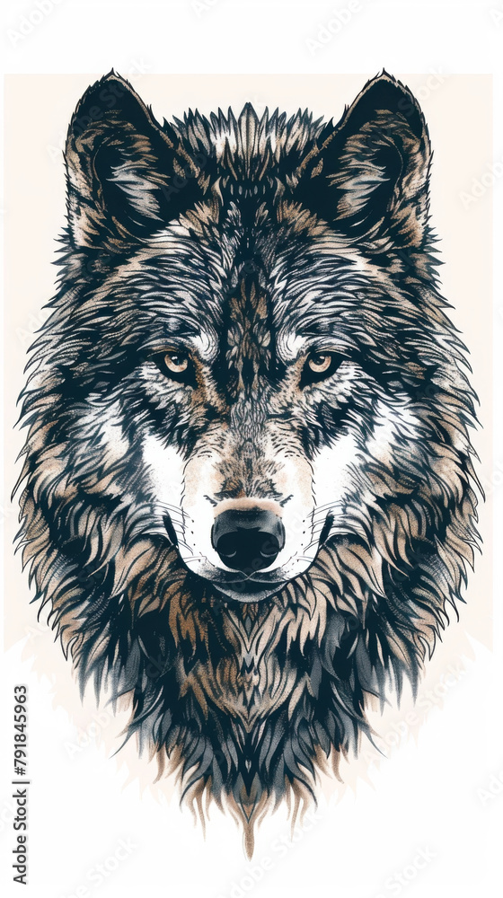 Majestic Howling Wolf Design on T-Shirt for Bold Nighttime Adventures