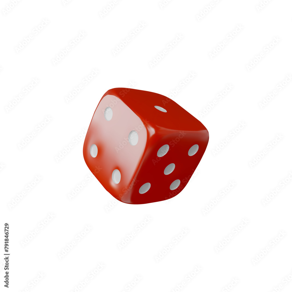 Vector red gambling dice, numbers 5, 4, 1. Isolated background. Vector red gambling dice, numbers 5, 4, 1. Isolated background.