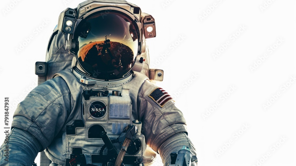astronaut with suit on white background in high resolution and quality astronaut with suit on white background in high resolution and quality