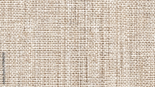A linen or cotton woven fabric background with an abstract texture. Burlap textile structure with realistic modern art.