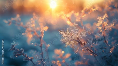 Glistening Winter Symphony, generative ai photo