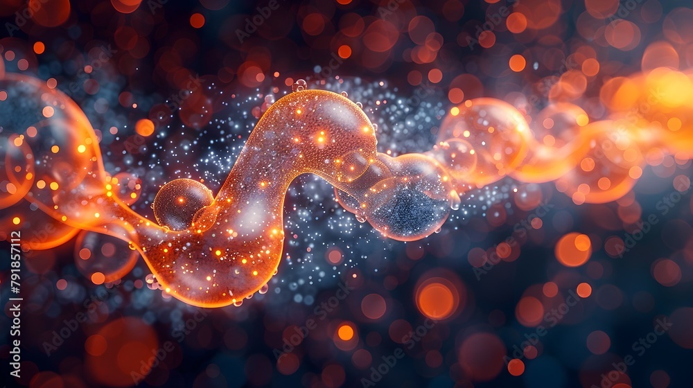 Nanoparticles Assembling in Disordered Pattern,Highlighting Advancements in Nanotechnology and Materials Science Nanoparticles Assembling in Disordered Pattern,Highlighting Advancements in Nanotechnology and Materials Science