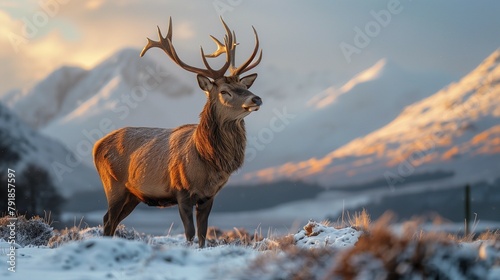 Wild Beauty of the Scottish Highlands, generative ai