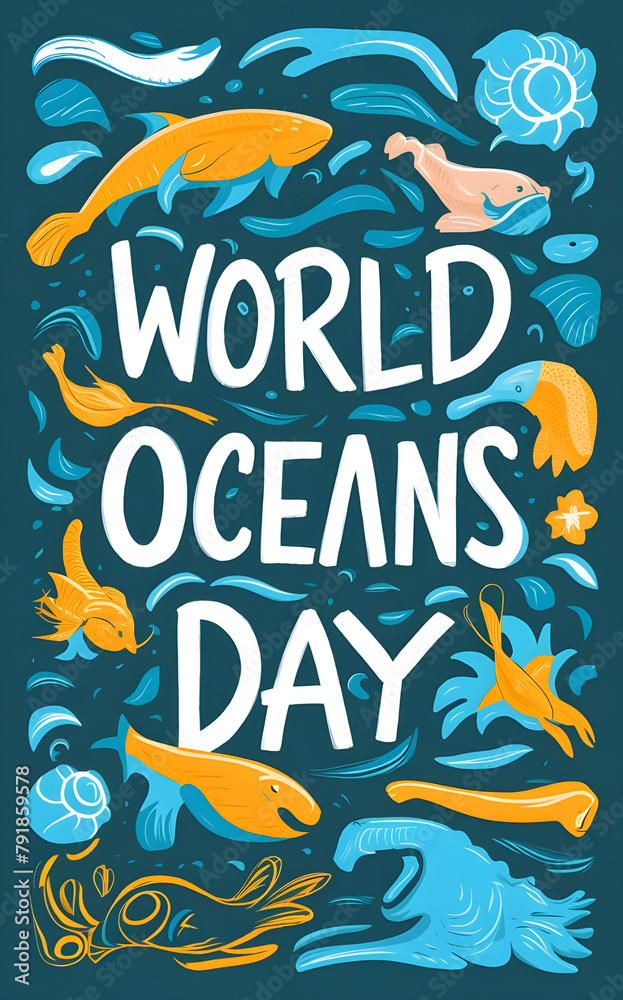 Fototapeta premium World Oceans Day