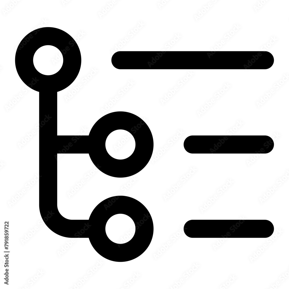 List structure icon in outline style. Simple document extension vector — pixel-perfect icon. List structure icon in outline style. Simple document extension vector — pixel-perfect icon.