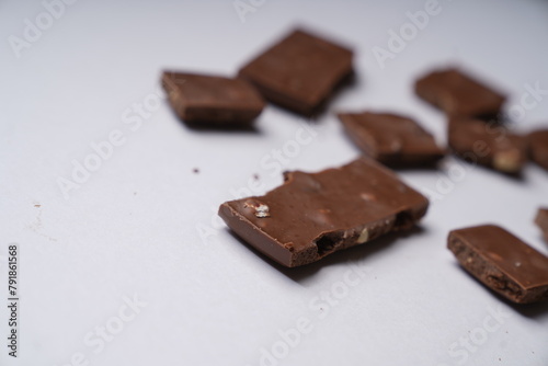 pieces of chocolate