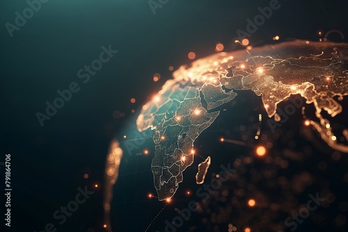 Global Network background, news broadcast background, news background, global world background, Digital AI background, AI background, network background