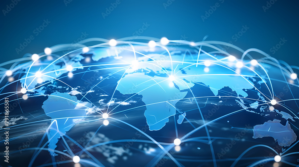 Digital Representation of Global Network Connections Digital Representation of Global Network Connections
