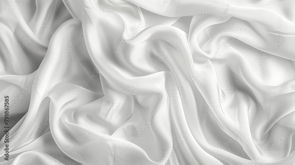 Elegant White Silk Fabric Texture Elegant White Silk Fabric Texture