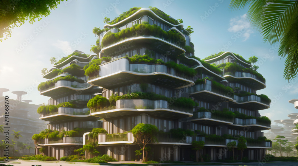 Eco-friendly city of the future