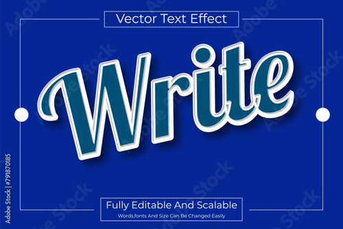 Editable text effect  3d Traditional Cartoon template style premium vector design.