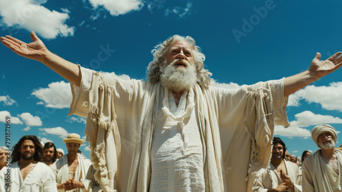 Moses Leading the Israelites., Pesach celebration, Jewish Holiday, Passover sharing and celebrating  © Dolgren