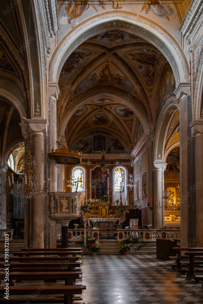 interior of  italian church