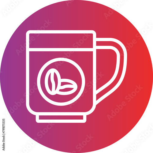 Coffee cup Icon style