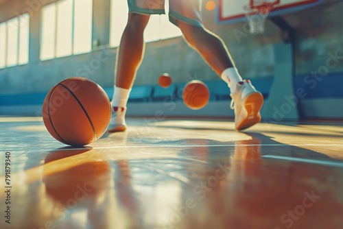 Young Basketball Player on Practice Session, Youth Basketball player, basketball background, basketball practicing background, young boys playing basketball