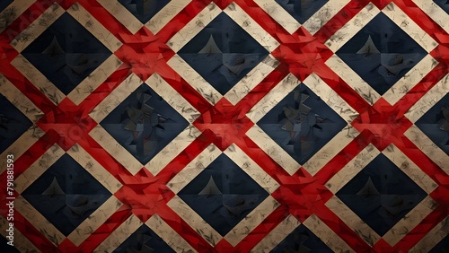 pattern with England style